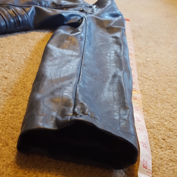 Women's Alfani smoke blue Moto jacket size M - Picture 8 of 8